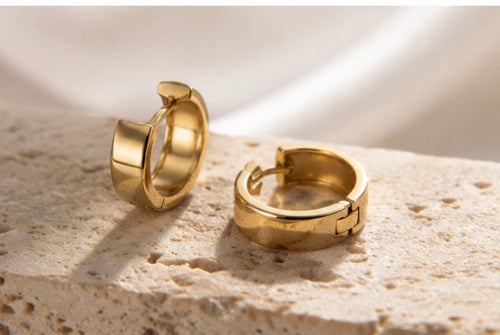 14carat gold hoops