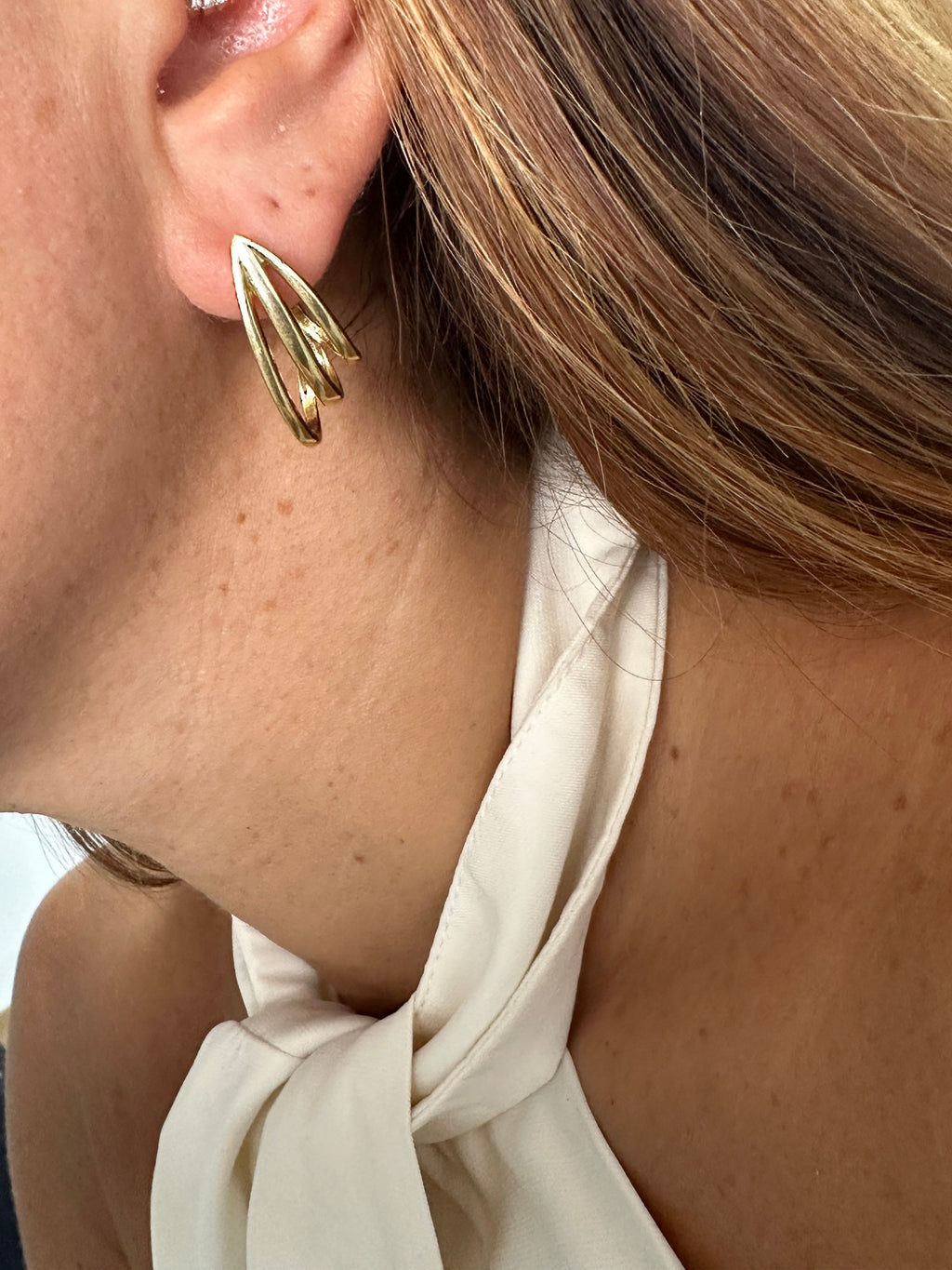 Sculptural Hoop Earrings