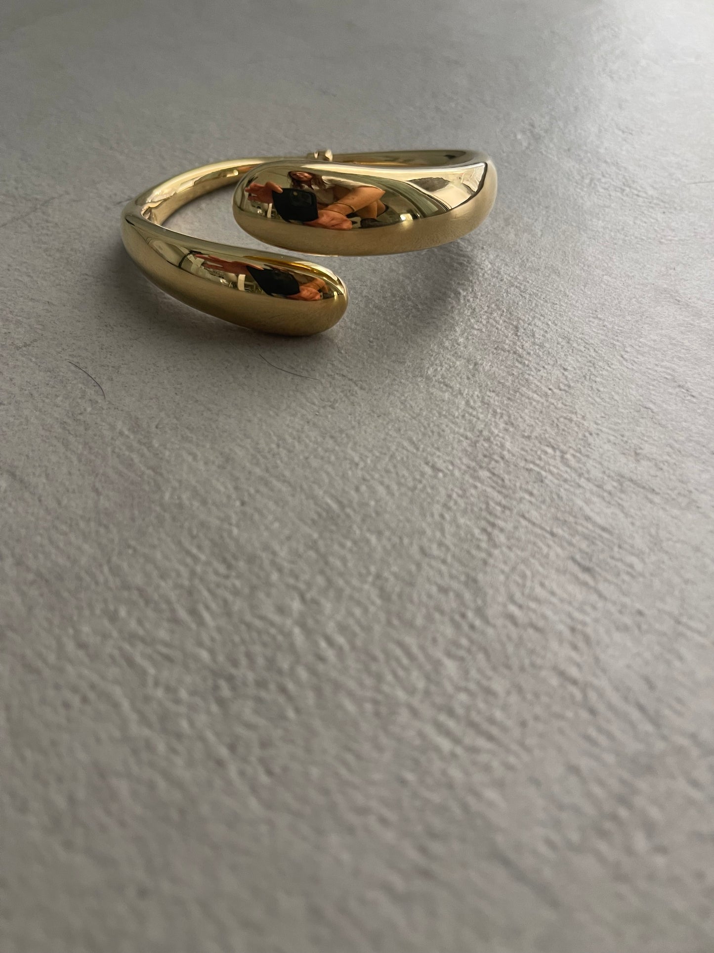 Gold-plated bangle