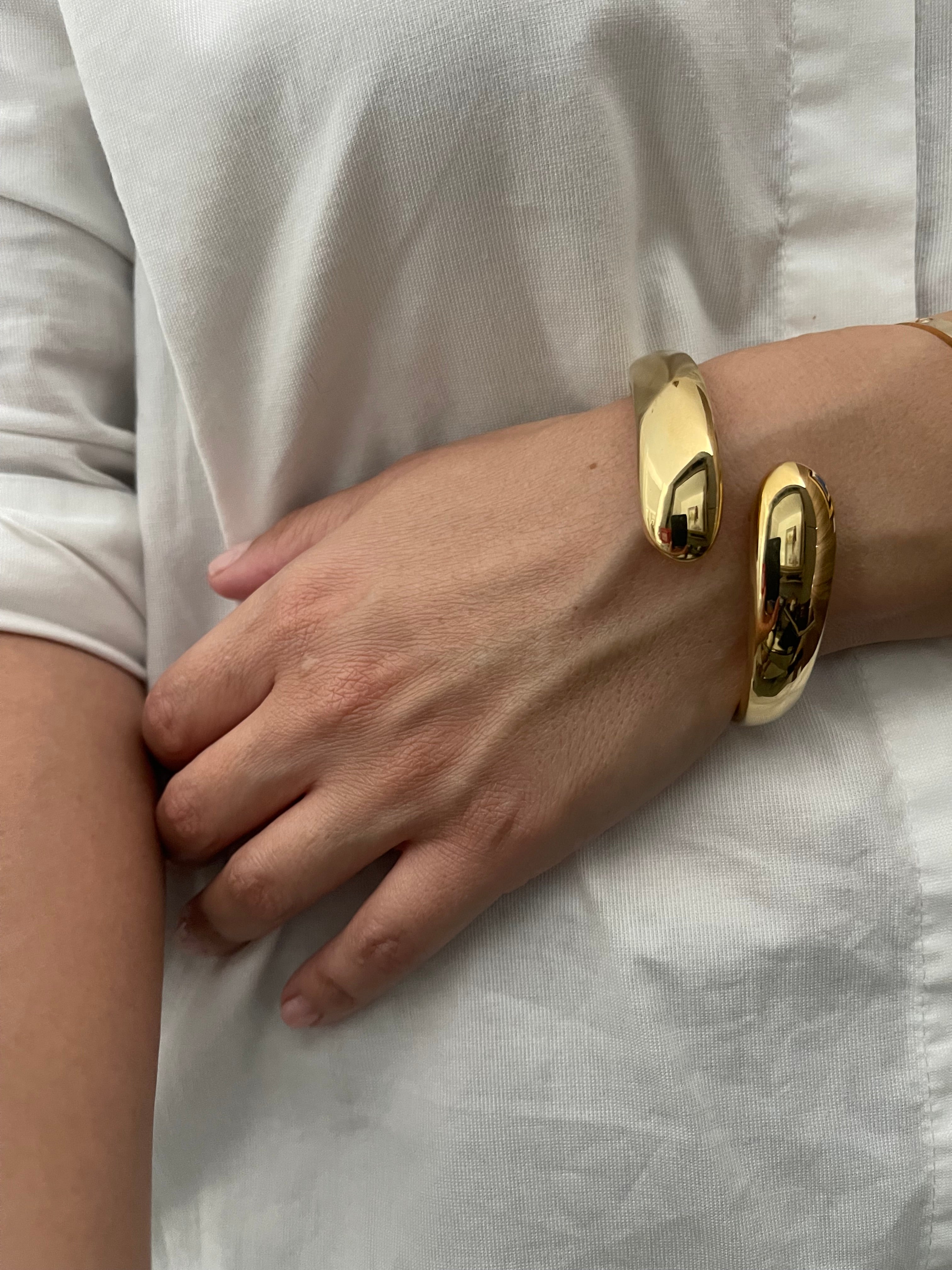 Gold-plated bangle