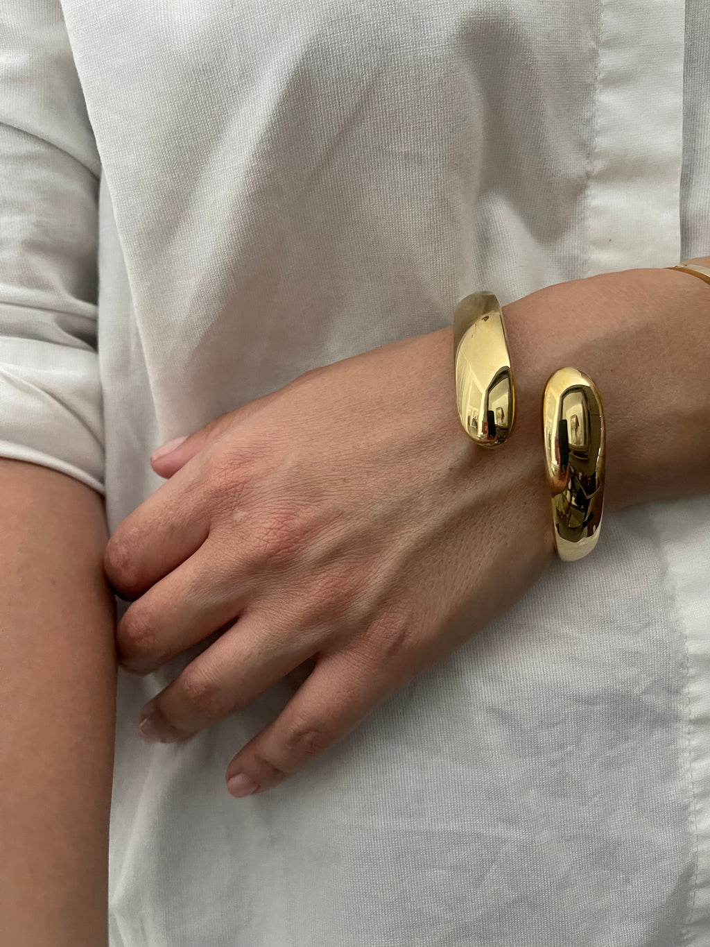 Gold-plated bangle