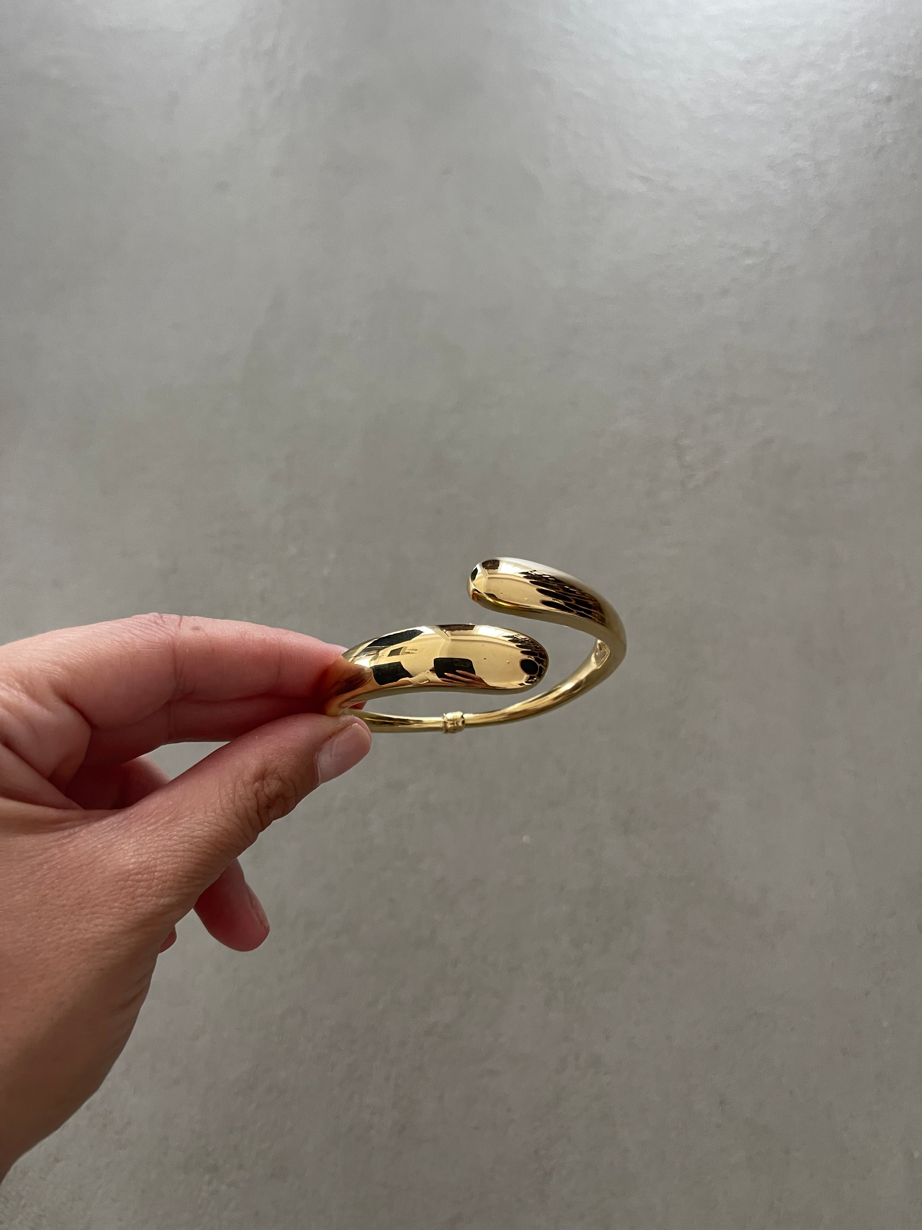 Gold-plated bangle