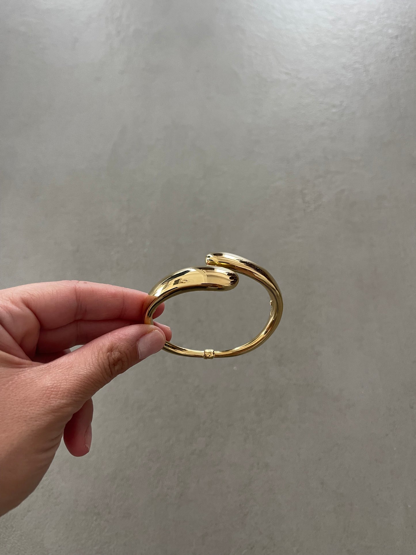 Gold-plated bangle