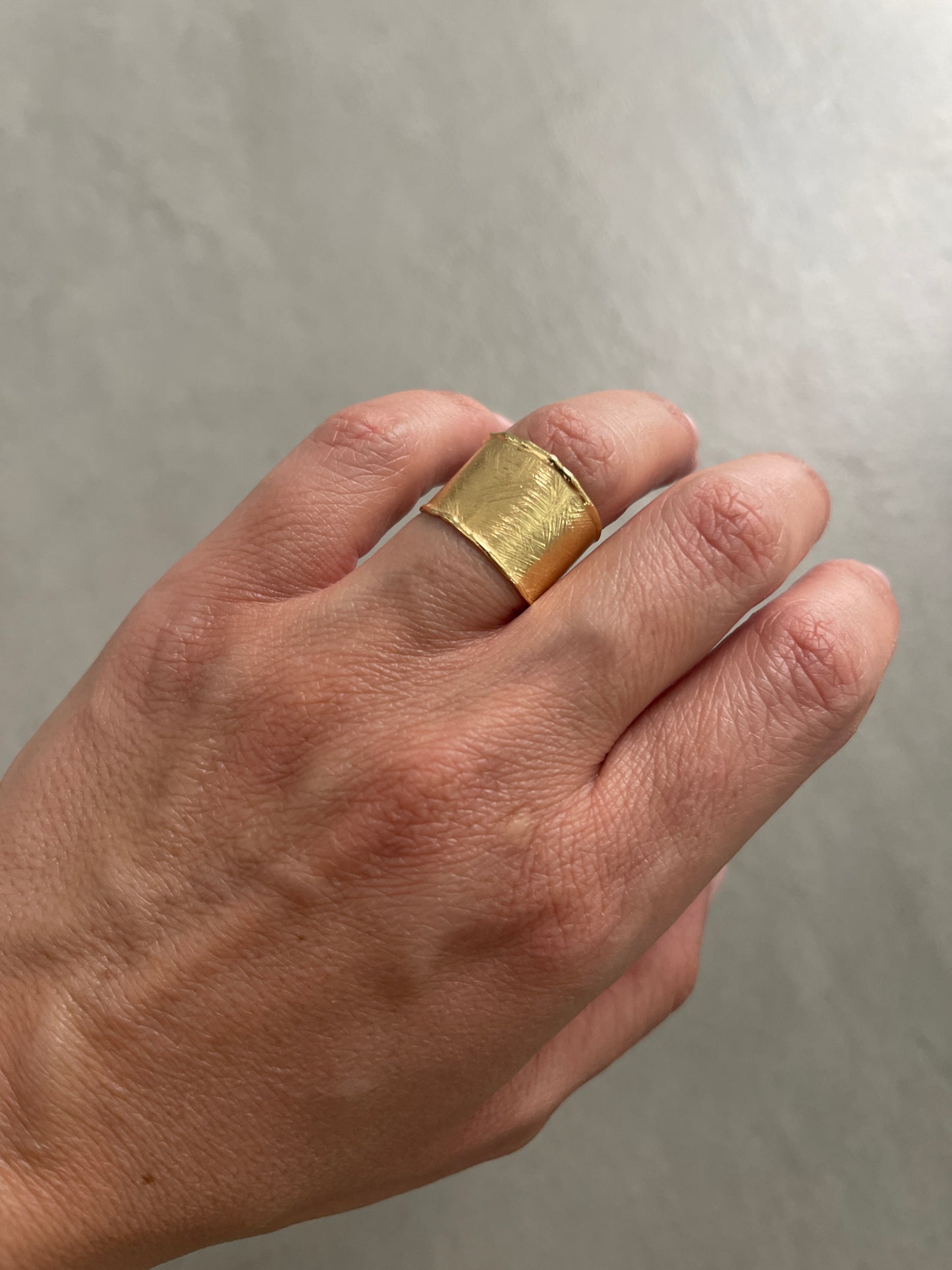 Gold-plated ring