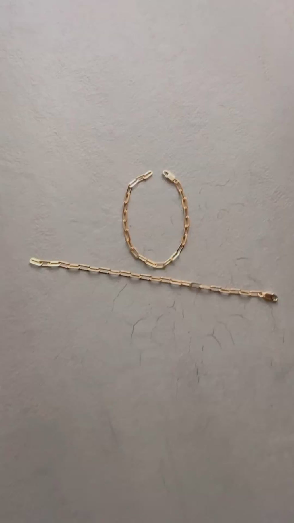 Elegant Gold Paperclip Chain Bracelet