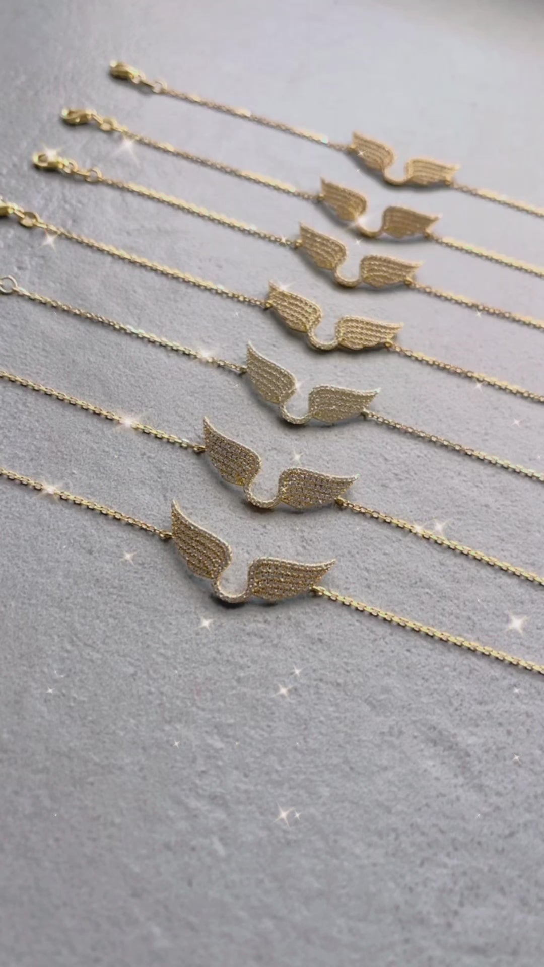 Angel wings bracelet