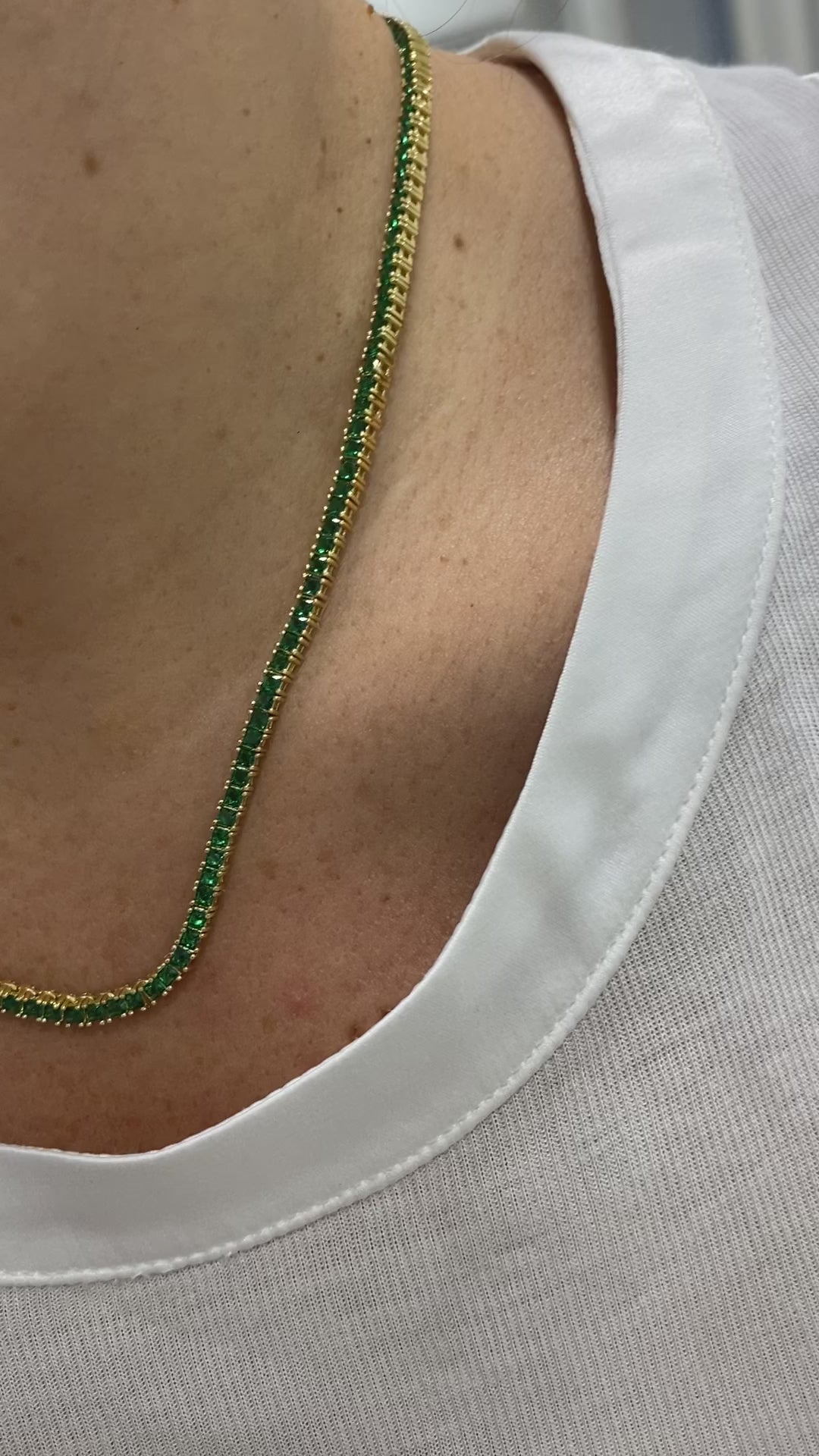 Tennis necklace